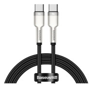 Baseus Cafule USB-C till USB-C datakabel, 100W, 5A, 1m, svart