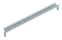 OBO Bettermann 46277 T350 L GTP DIN-skinne Ikke perforeret Stål 168 mm 10 stk