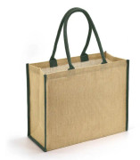 Brand Lab Jute Shopper med spets