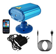 1 PC Laserljus Festljus DJ Disco Lights Scenbelysning Projektor Jullampa RG Ljudaktiverad Stroboskoplampa För Hem KTV