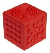 Sensorisk kub röd 8,5 cm