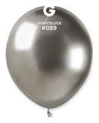 Gemar Silver Chrome Ballonger, AB50, 13 cm, 100 st.