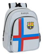 Skolryggsäck F.C. Barcelona Grå (27 x 33 x 10 cm)