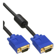 INLINE Premium - VGA-kabel - 15-stifts HD D-Sub (HD-15) utan stift 9 (M) - 15-stifts HD D-Sub (HD-15) utan stift 9 (M) - 25.0m - gjuten - Svart (17725