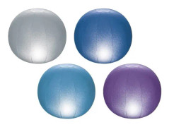 INTEX Flytande LED-kullampa - Vit, turkos, blå och lila