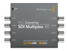 Blackmagic Design CONVMSDIMUX4K, 4096 x 2160 pixel, 720p,1080i,1080p,2160p, 1280x720@50fps,1280x720@59.94fps,1280x720@60fps,1920x1080@24fps,1920x1080