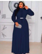 Elegant kaftan maxi klänning