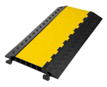5 kanal gummi elektrisk trådkabel täcker ramp skydd lager ramp