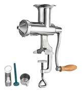 Eco rostfritt stål Vetegräshandbok Juicer Extractor Mincer 3,7 kg skruvbas