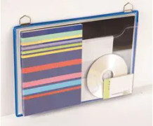 Tarifold POCKET POCKET MED 2 RINGAR A4 5 st. HORIZONTAL BLÅ (354101 TR)