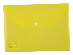 Deli LATCH BAG DELI A4 F10462 AURORA TRANSPARENT YELLOW