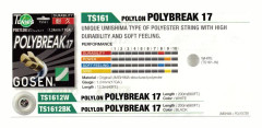 Gosen Tennissena PolyBreak 17, Diameter:1.24 mm rulle 200 m