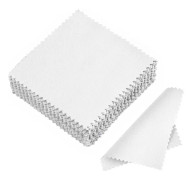 Mikrofiberrengöringskläder 25-pack Vit 8x8 cm