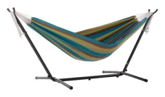 Vivere - Sunbrella Hammock With Stand (250 Cm) - Hängmatta Dubbel - Lagoon