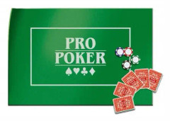 Selecta Pro Poker Table Top, Poker table top, 10 År, Rektangulær form, Grøn, Filt, 600 mm