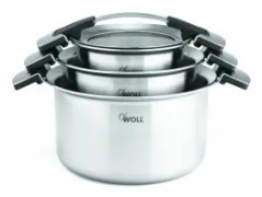 WOLL 101CO, Sort, Rustfrit stål, Sort