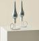 DROP PEARL droppljus 2-pack - höjd 18 cm