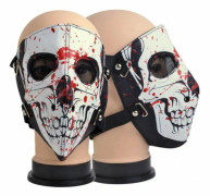 Dödskalle mask läder Motorcykel