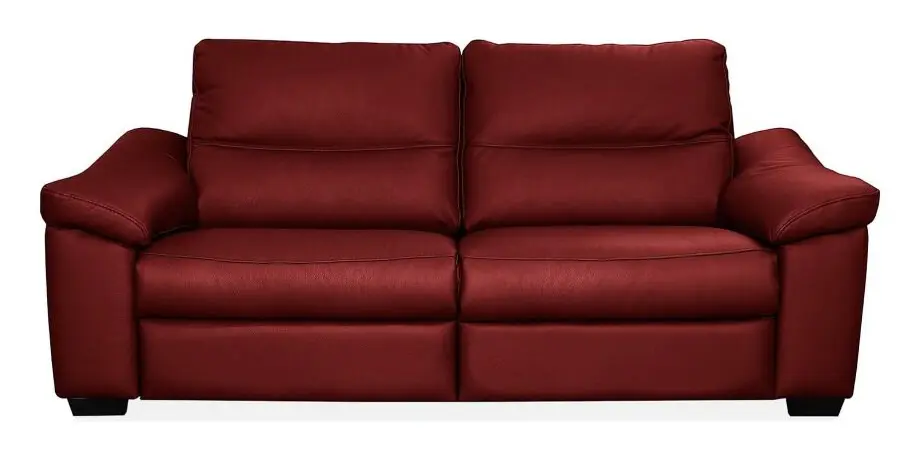 BUCKROE 2-sits Soffa Röd/Svart