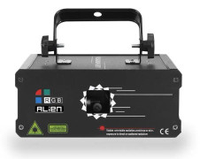 ALIEN RGB 500mW Laser Beam Scanner Scen Laser Lighting Projektor DMX 512 DJ Disco Party Christmas Club Show Moving Effect Light
