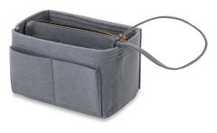 Bag organizer handbag organizer 22x13x13 cm - bag organizer bag shopper innerficka för handväska grå