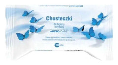 Apteo Intimate hygiene wipes, 20 pieces - Long expiry date!