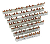 Eaton 215644, Samlingsskenklämma, Rak, Hankoppling, Koppar, Vit, 10 mm ², 63 A