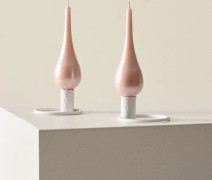 DROP PEARL droppljus 2-pack - höjd 18 cm
