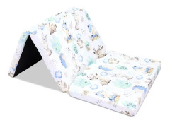 Resebäddmadrass 60x120 cm hopfällbar - tjock hopfällbar madrass för babyvikbar madrass barnmadrass resesäng 120x60 igelkott
