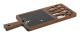 Ostbricka DKD Home Decor Brun Svart 49 x 19 x 2 cm