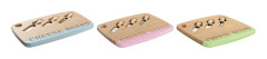 Ostbricka DKD Home Decor 33,5 x 24 x 2 cm Blå Rosa Rostfritt stål Grön (3 Delar)