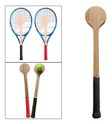 Tennis sweet spot racket trä tennis sked swing träning slå utrustning gea