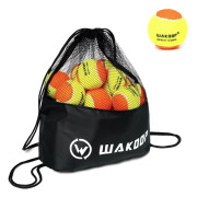 Wakdop beach tennisbollar de tenis raquete ball mesh axelväska