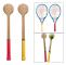 Tennis sweet spot racket trä tennis sked swing träning slå utrustning gea