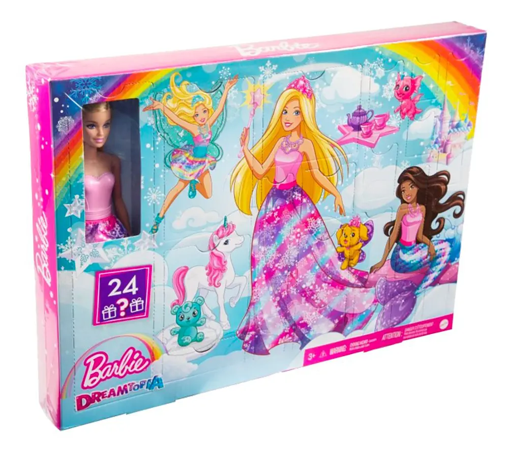 Barbie Dreamtopia Adventskalender 2022 - 24 dörrar