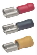KLAUKE platt uttag 1,5-2,5qmm 730 CuZn förtent plugg bredd 6,3mm 730 (730)