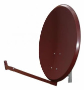 Televes S80EL-Z, 10,7 - 12,75 GHz, 38,5 dBi, 0 - 90°, 24,1°, Rød, Aluminium