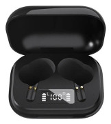 Denver TWE-38BLACK, Trådlös, Samtal/musik, Headset, Svart