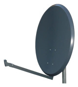 Televes S65EL-G, 10,7 - 12,75 GHz, 36,8 dBi, 0 - 90°, 24°, grafit, aluminium