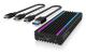 ICY BOX RGB M.2 NVMe SSD USB-C External Enclosure