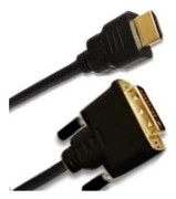 Jou Jye Dator HDMI /DVI-D, plugg 19p / plugg 18+1, 10.0M 10m HDMI DVI-D Svart