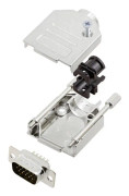 TRU COMPONENTS TCDTZK09HDP15K 7709036 D-sub hankontaktsats 180 ° Antal stift: 15 Lödkopp 1 st.