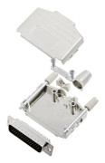 TRU COMPONENTS TCDPPK25MHDP44K 7709892 D-sub hankontaktsats 180 ° Antal stift: 44 Lödkopp 1 st.