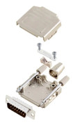 TRU COMPONENTS TCDPPK15MDMPK 7709412 D-sub hankontaktsats 180 ° Antal stift: 15 Lödkopp 1 st.