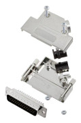 TRU COMPONENTS TCD45PKM25HDP44K 7709452 D-sub hankontaktsats 45 ° Antal stift: 44 Lödkopp 1 st.