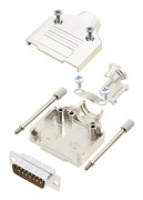 TRU COMPONENTS TCMHDM15DMPK 7708868 D-sub hankontaktsats 180 ° Antal stift: 15 Lödkopp 1 st.