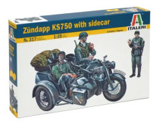 Italeri Zundapp KS750 med sidovagn - 317