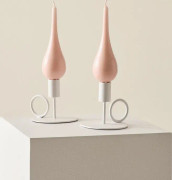DROP MATT droppljus 2-pack - höjd 18 cm