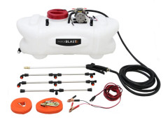 100 L ATV-Spruta med Sprutbom och Lans Sprayaggregat Sprutaggregat Spraysystem Portabel Sprida Bekämpningsmedel Herbicider Flytande Gödningsmedel 12V