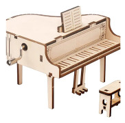 3D-pussel för vuxna barn gör-det-själv-speldosa – pianohandvev graverad spellåda träbyggnads-diy-kit för vuxna skrivbordsdisplay present för pojkar/fl